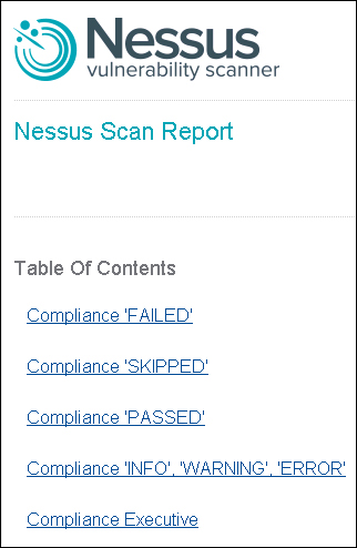 Compliance reporting