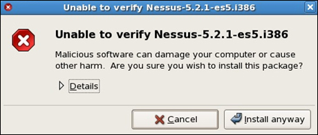 Installing Nessus on Linux