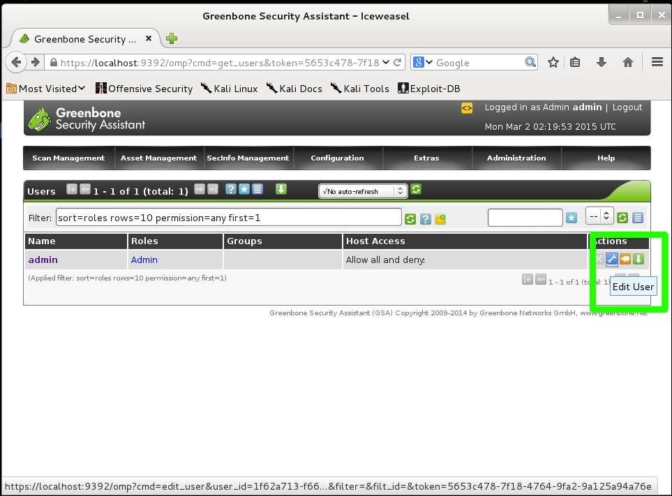 Setting up and configuring OpenVAS