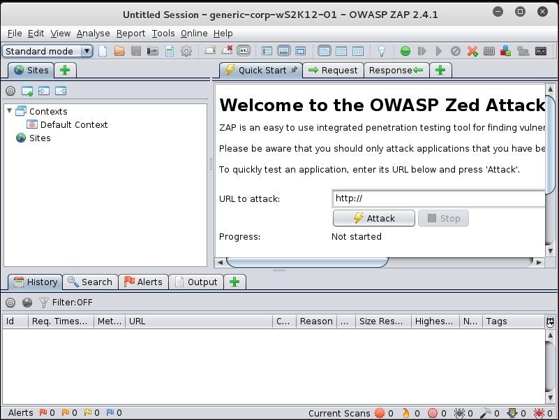 Zinging Windows servers with OWASP ZAP