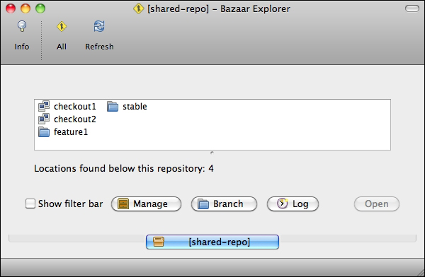 Using Bazaar Explorer