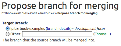 Creating a merge proposal