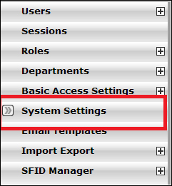 Custom access settings