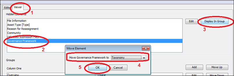 Replacing Categorization in the Taxonomy tab