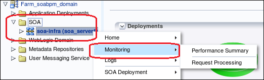 Monitoring SOA Composites performance