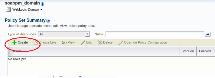 Implementing WSM policies in Composites