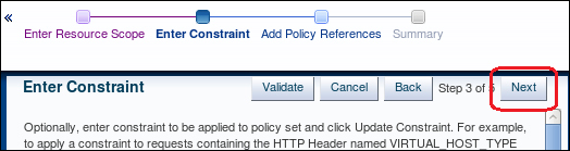 Implementing WSM policies in Composites