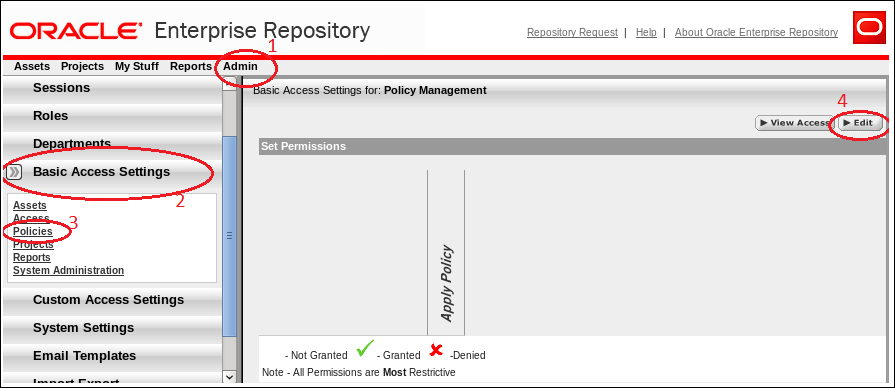 Creating Policies