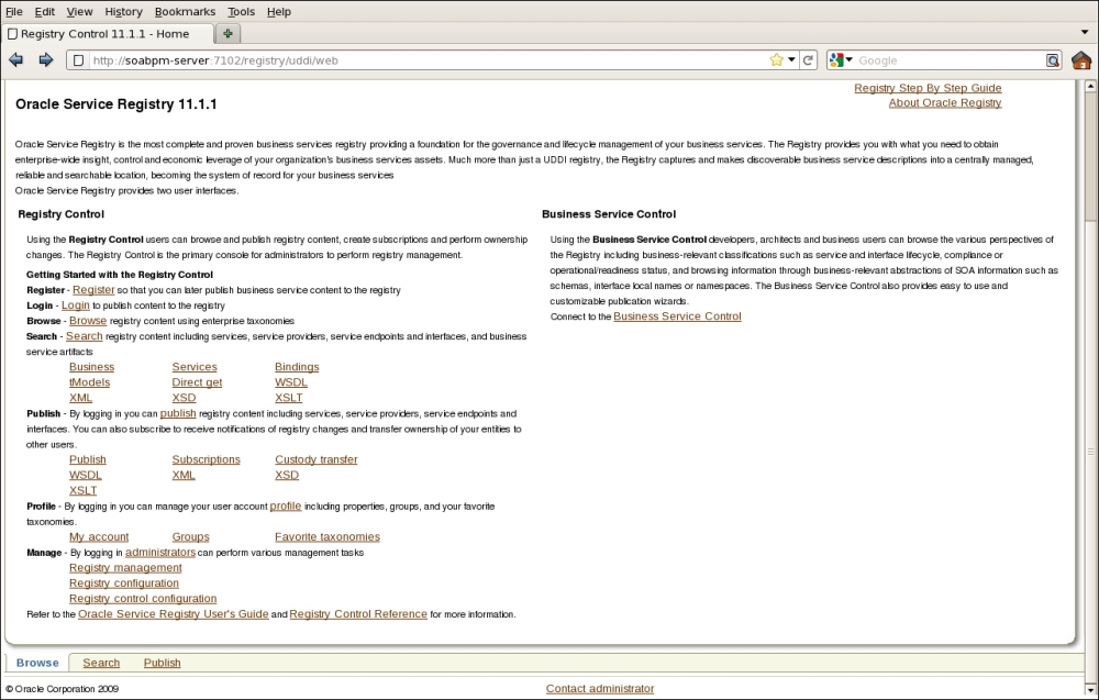 OSR Registry Control (ORC)