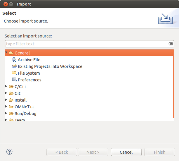 Importing INET to prepare for the next chapter