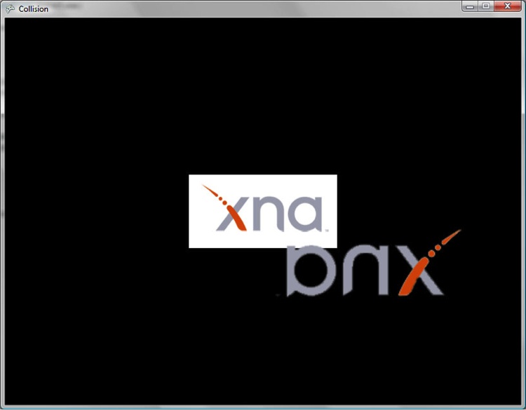 Second XNA logo reversed and enlarged