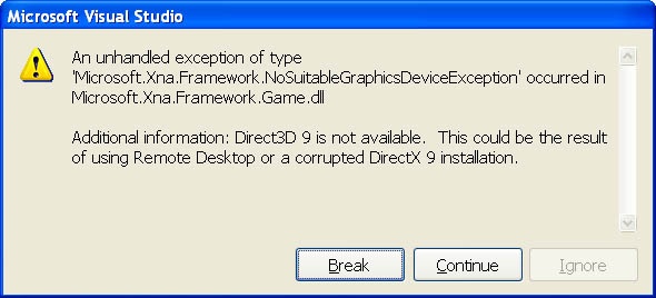 NoSuitableGraphicsDeviceException! Arrrggghhhh!!!!!!!!!!!