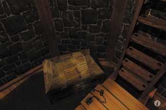 The flooded-lighthouse puzzle from Myst. The player needs to get a locked chest to float to the position where a key can reach it.