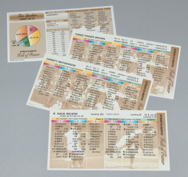 Strat-O-Matic allows players to simulate the core gameplay underlying baseball using real-world player statistics.