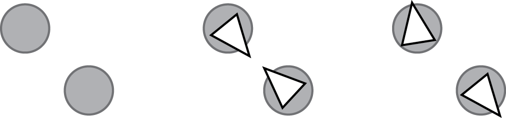 Image of A simple example of how perceived gaze direction can influence our reading of a situation