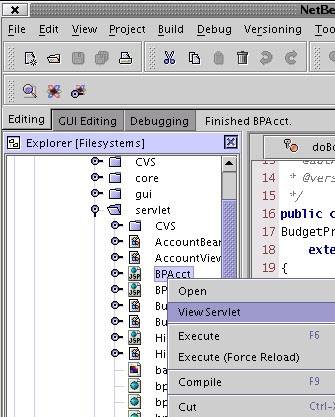 Viewing the converted JSP in NetBeans
