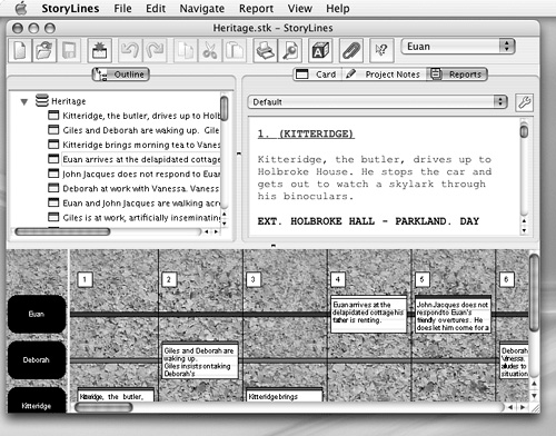 StoryLines on Mac OS XMac OS XStoryLinesStoryLinesMac OS X