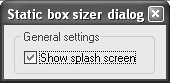 A wxStaticBoxSizer