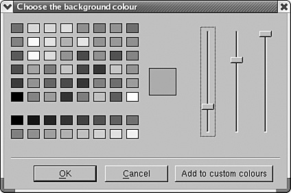 Generic wxColourDialog under X11