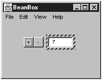 The SpinBean coupled with an IntTextBean