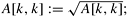 A row-oriented Cholesky factorization algorithm.