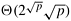 The performance of parallel formulations of bitonic sort for n elements on p processes.