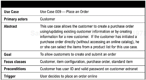 Use Case Specification