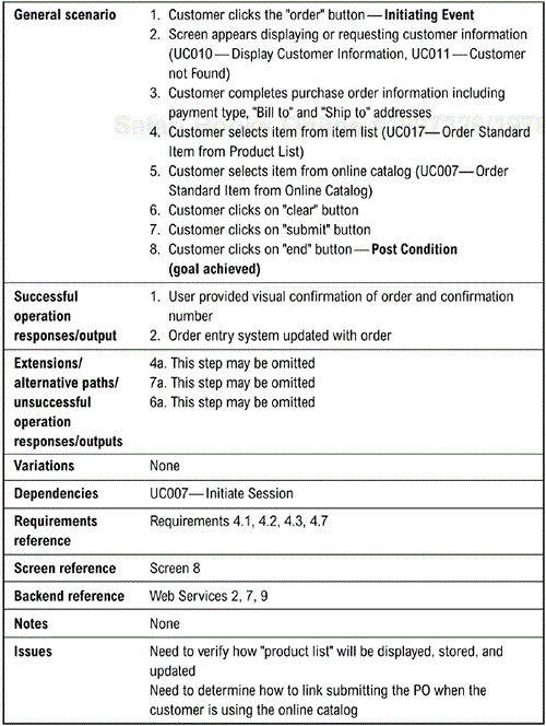 Use Case Specification