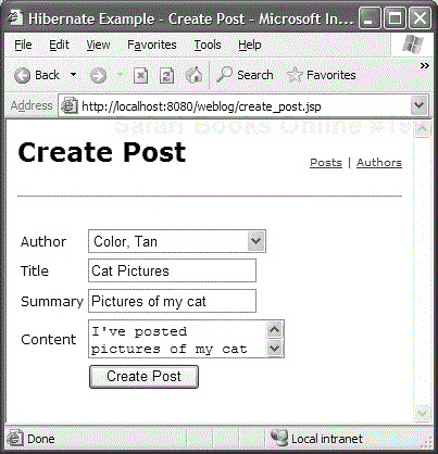 Creating a Post
