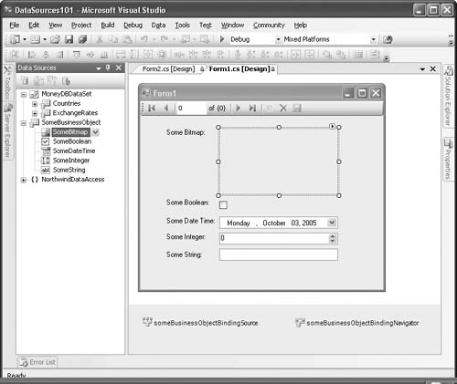 Details View Generated Controls for Custom Business Object