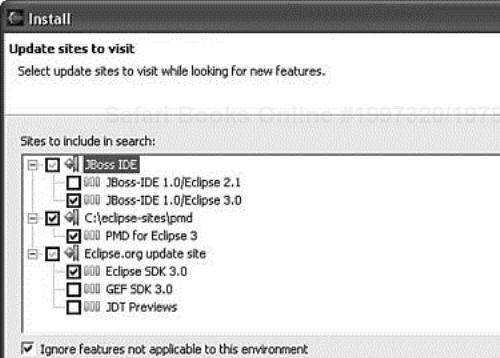 Search for new features from three sites.