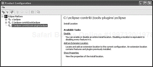 Extension location containing plug-ins without feature definitions.