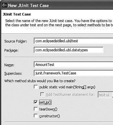 JUnit Test Case wizard.