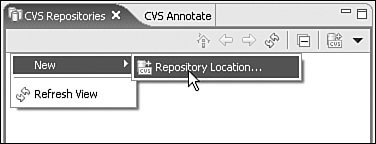 Add a new repository location.