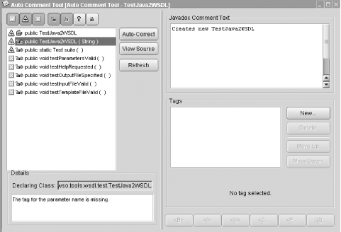 The Javadoc Auto-Commenting Tool