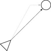 Line-of-sight path movement