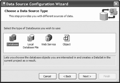 The Data Source Configuration Wizard