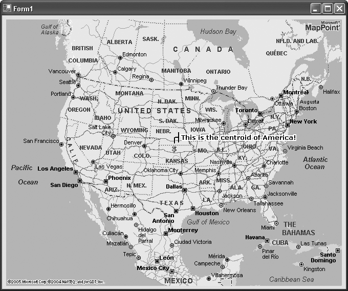 Displaying a map using MapPoint Web Service