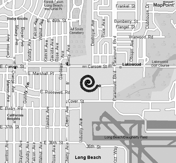 Finding the nearest street address from a Lat/Long algorithm