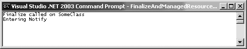 Deadlock after GC.WaitForPendingFinalizers() was uncommented in Example 5-3