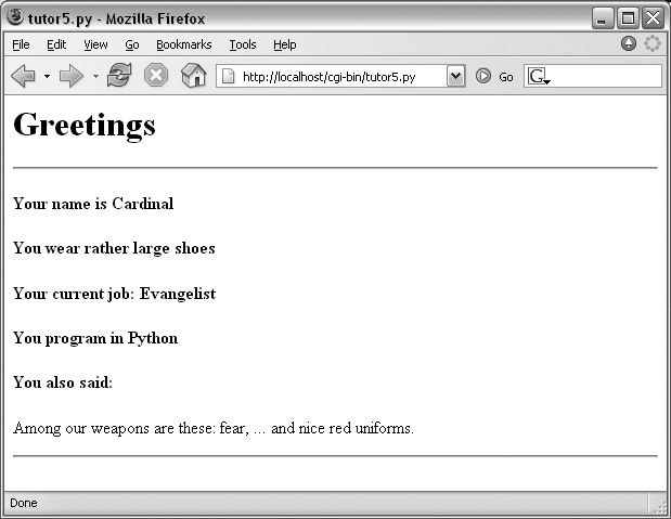 Response page created by tutor5.py (2)