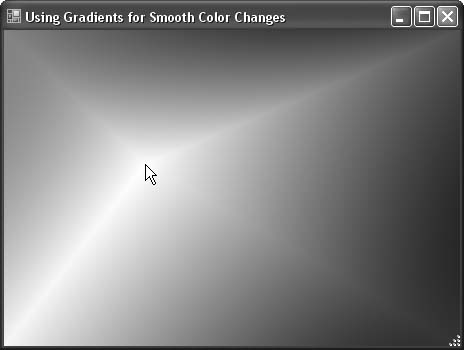 Color gradients open the door to many special color-shading effects