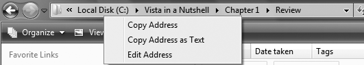 The little-known Address Bar menu