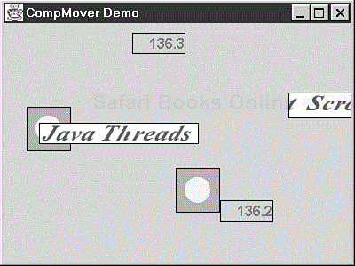Another snapshot of CompMover after more time has passed.