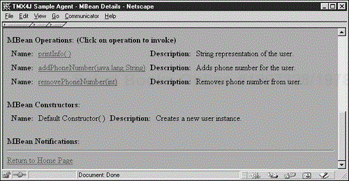 Management view of the DynamicUser MBean.