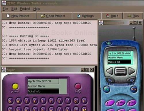 Sun's Wireless Toolkit. To run the Wireless Toolkit, you'll need Java itself (JDK 1.3 or better), which has all the engines and libraries necessary to compile code. If you don't already have the JDK, you can grab it at http://java.sun.com/j2se/1.3/. Be sure to install it per directions, with all the proper settings for classpaths and paths.