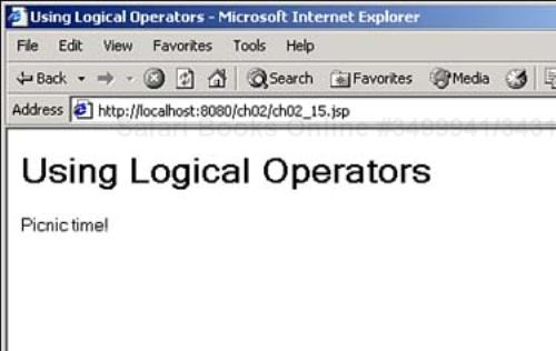 Using logical operators.