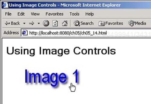 Using an image control.