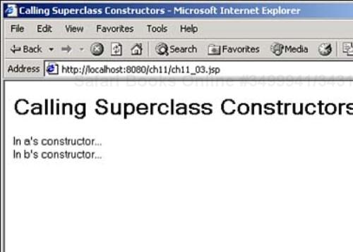 Handling superclass constructors in code.