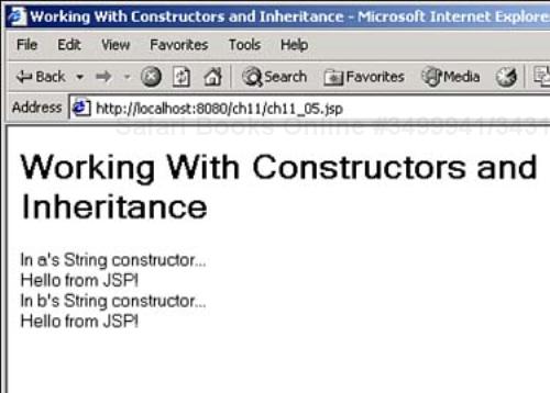 Working with constructors and inheritance.